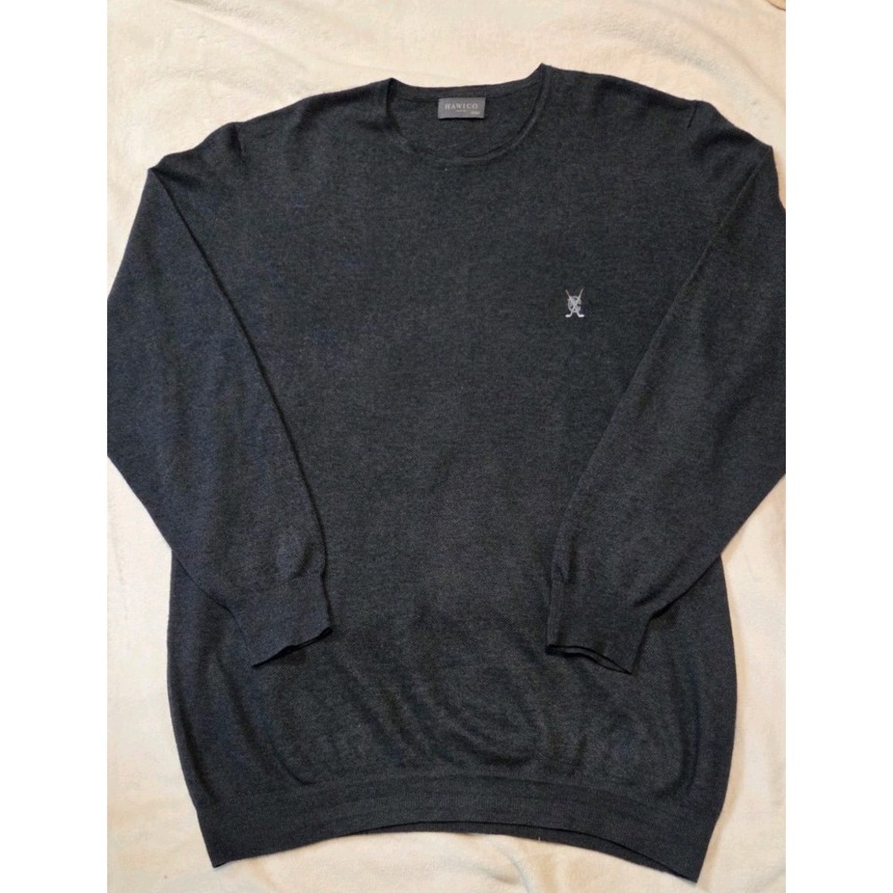 HAWICO GOLF SCOTLAND MENS LONG SLEEVE CASHMERE BLEND PULLOVER SWEATER XXL